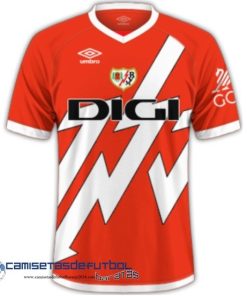 Tailandia Segunda Camiseta Rayo Vallecano Equipación 2024 2025 Rojo
