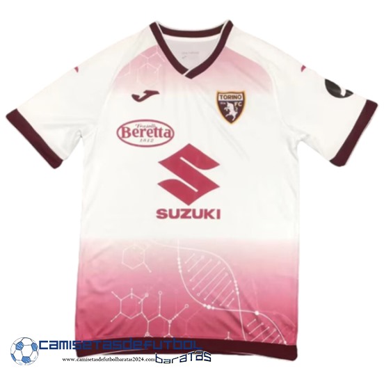 Tailandia Segunda Camiseta Torino Equipación 2024 2025 Blanco I Rojo