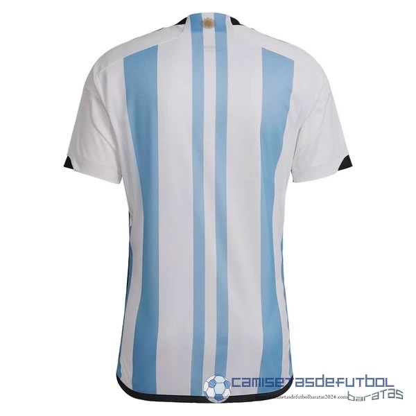 Tailandia Casa Camiseta Argentina 3 Stars 2022 Azul Blanco - Image 2