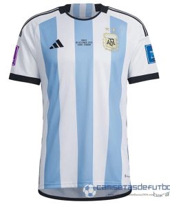 Tailandia Casa Camiseta Argentina Finales 2022 Azul Blanco