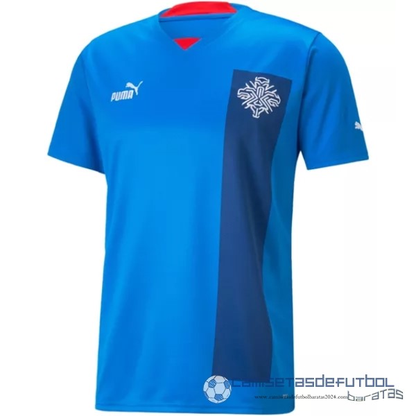 Tailandia Casa Camiseta Islandia 2022 Azul