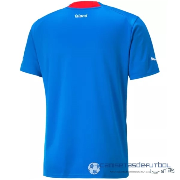 Tailandia Casa Camiseta Islandia 2022 Azul - Image 2