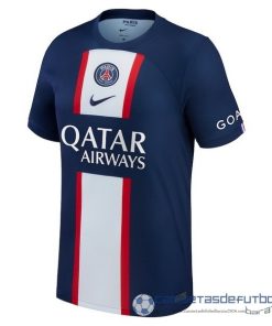 Tailandia Casa Camiseta Paris Saint Germain Equipación 2022 2023 Azul
