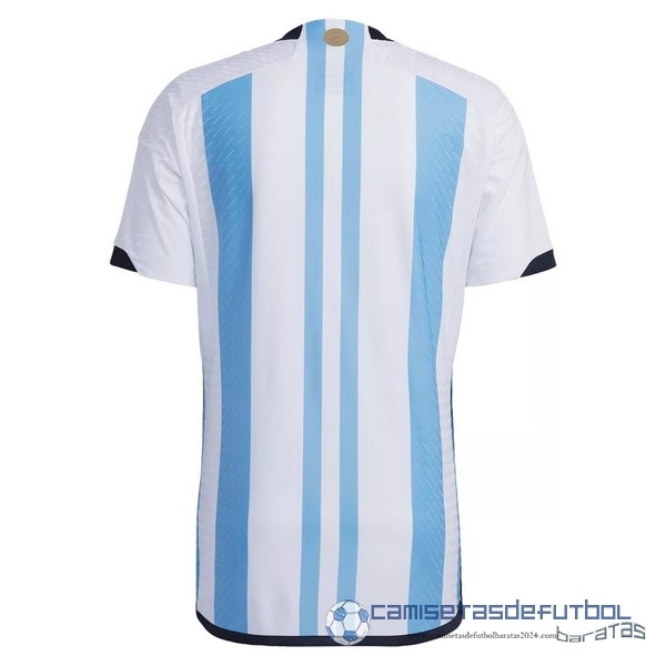 Tailandia Casa Jugadores Camiseta Argentina 3 Stars 2022 Azul Blanco - Image 2