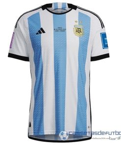 Tailandia Casa Jugadores Camiseta Argentina Finales 2022 Azul Blanco