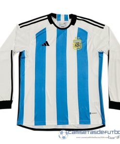 Tailandia Casa Manga Larga Argentina 2022 Blanco Azul