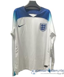 Tailandia Casa Manga Larga Inglaterra 2022 Blanco