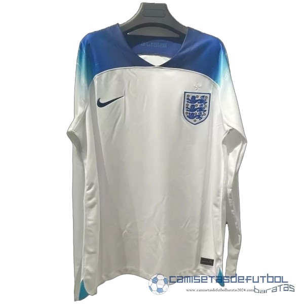 Tailandia Casa Manga Larga Inglaterra 2022 Blanco