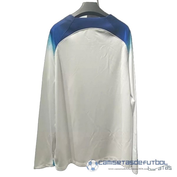 Tailandia Casa Manga Larga Inglaterra 2022 Blanco - Image 2