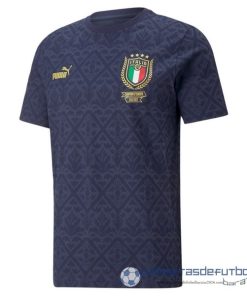 Tailandia Especial Camiseta Italia 2022 Azul Marino