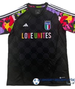 Tailandia Especial Camiseta Italia Equipación 2024 Negro