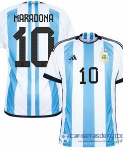 Tailandia NO.10 Maradona Casa Camiseta Argentina 2022 Azul