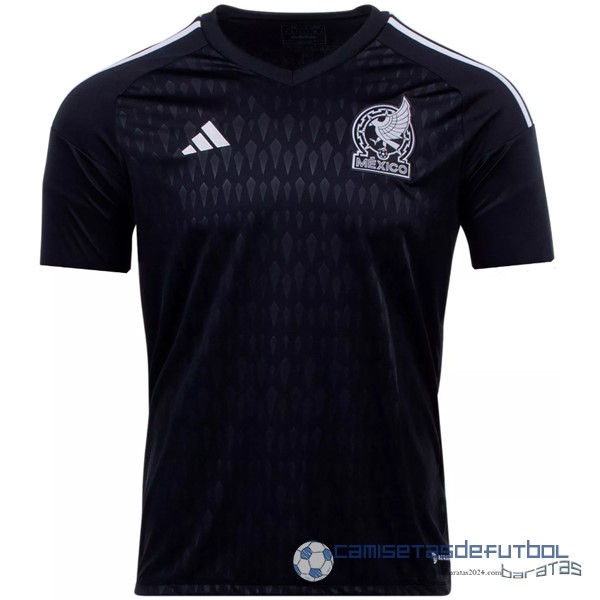 Tailandia Portero Camiseta Mexico 2022 Negro