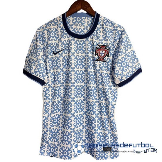 Tailandia Previo al partido Camiseta Portugal Equipación 2024 Azul