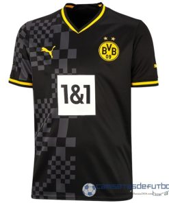 Tailandia Segunda Camiseta Borussia Dortmund Equipación 2022 2023 Negro