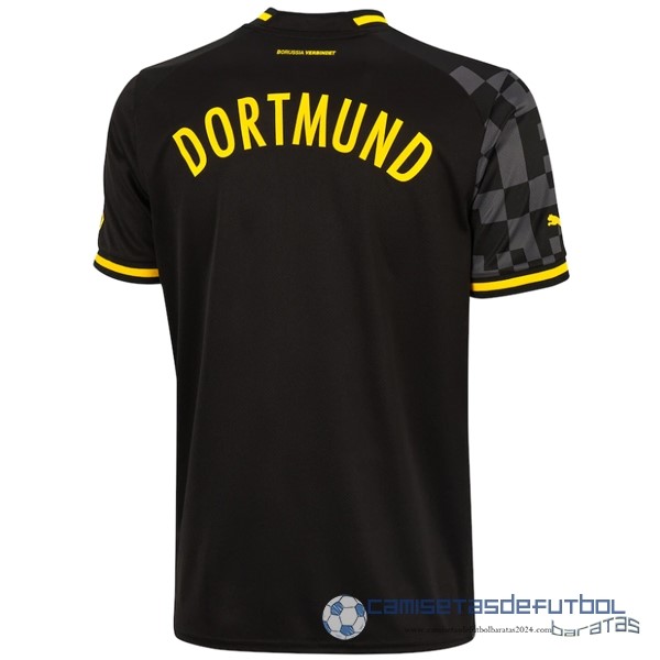 Tailandia Segunda Camiseta Borussia Dortmund Equipación 2022 2023 Negro - Image 2