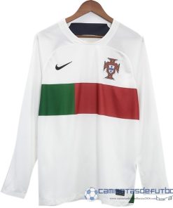 Tailandia Segunda Manga Larga Portugal 2022 Blanco