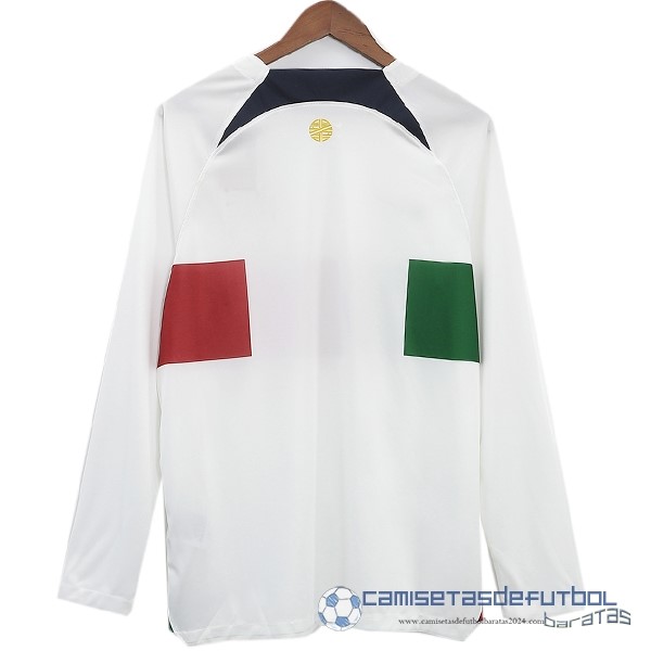 Tailandia Segunda Manga Larga Portugal 2022 Blanco - Image 2