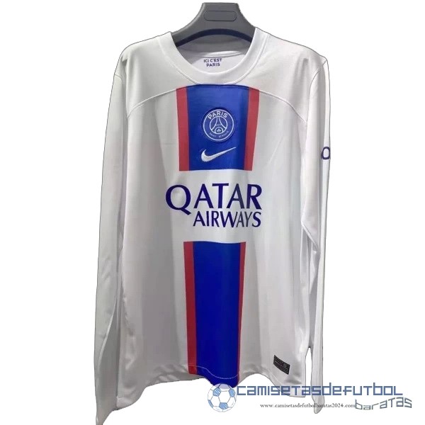 Tailandia Tercera Manga Larga Paris Saint Germain Equipación 2022 2023 Blanco