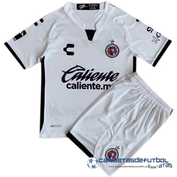 Tenis Charly Segunda Conjunto De Niños Tijuana 2022 Equipación 2023 Blanco