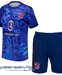 Tercera Conjunto De Niños Atlético Madrid Equipación 2024 2025 Azul