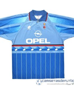 Tercera Camiseta AC Milan Retro Equipación 1995 1996 Azul