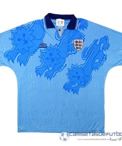 Tercera Camiseta Inglaterra Retro Equipación 1992 Azul