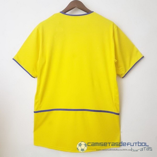 Tercera Camiseta Inter Milán Retro Equipación 2002 2003 Amarillo - Image 2