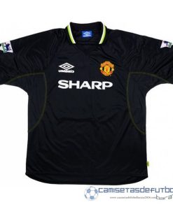 Tercera Camiseta Manchester United Retro Equipación 1998 1999 Negro