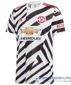 Tercera Camiseta Manchester United Retro Equipación 2020 2021 Blanco