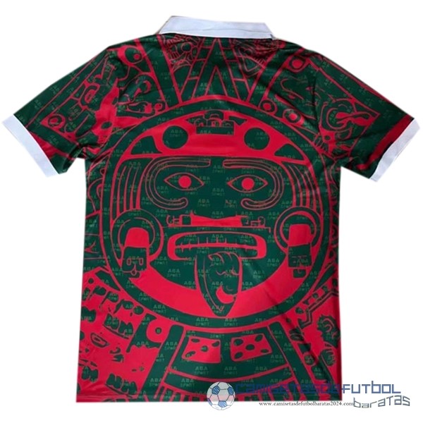 Tercera Camiseta Mexico Retro Equipación 1997 Rojo - Image 2