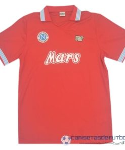 Tercera Camiseta Napoli Retro Equipación 1988 1989 Rojo