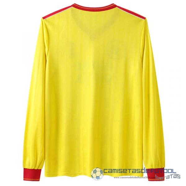 Tercera Manga Larga Liverpool Retro Equipación 1985 1986 Amarillo - Image 2