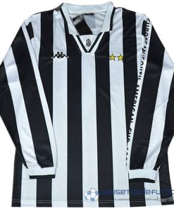 Toyota Cup Casa Manga Larga Juventus Retro Equipación 1996 Negro Blanco