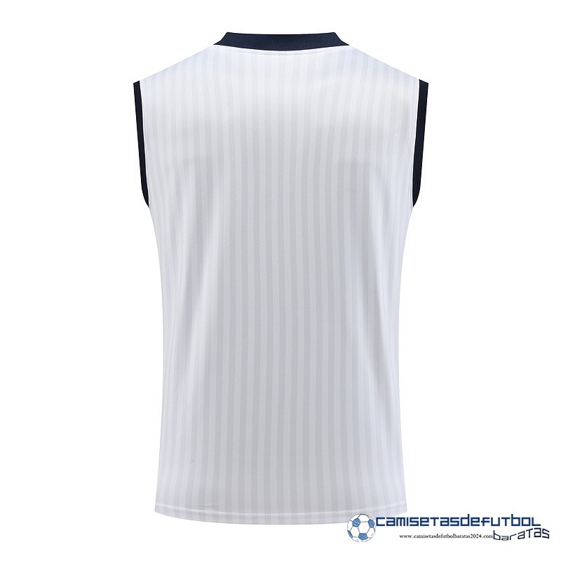 adidas Camiseta Sin Mangas Real Madrid Equipación 2023 2024 Blanco Amarillo - Image 2