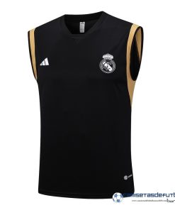 adidas Camiseta Sin Mangas Real Madrid  Equipación 2023 2024 Negro Amarillo