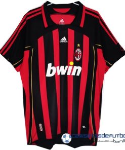 adidas Casa Camiseta AC Milan Retro Equipación 2006 2007 Rojo