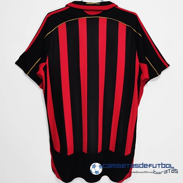 adidas Casa Camiseta AC Milan Retro Equipación 2006 2007 Rojo - Image 2