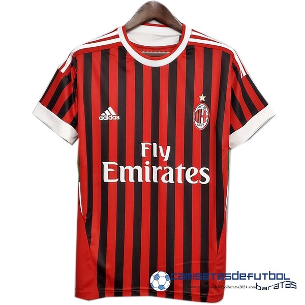 adidas Casa Camiseta AC Milan Retro Equipación 2011 2012 Rojo