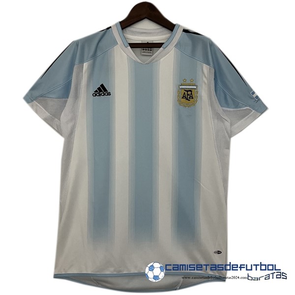 adidas Casa Camiseta Argentina Retro Equipación 2004 2005 Azul