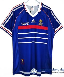 adidas Casa Camiseta Francia Retro Equipación 1998 Azul
