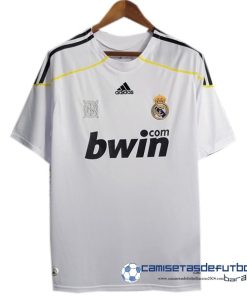adidas Casa Camiseta Real Madrid Retro Equipación 2009 2010 Blanco