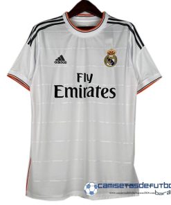 adidas Casa Camiseta Real Madrid Retro Equipación 2013 2014 Blanco