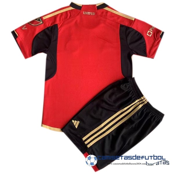 adidas Casa Conjunto De Hombre Atlanta United Equipación 2023 2024 Rojo - Image 2