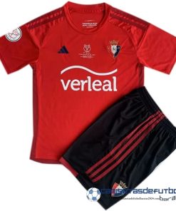 adidas Casa Conjunto De Hombre Osasuna 2022  Equipación 2023 Rojo