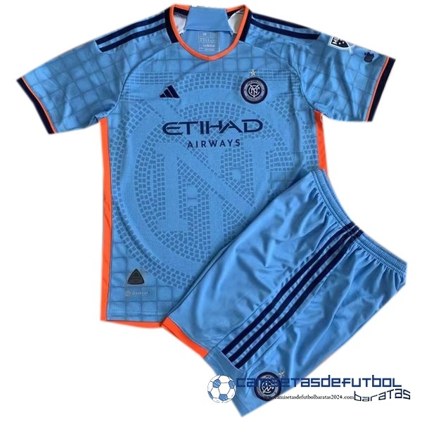 adidas Casa Conjunto De Niños New York City Equipación 2023 2024 Azul