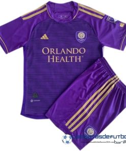 adidas Casa Conjunto De Niños Orlando City  Equipación 2023 2024 Purpura