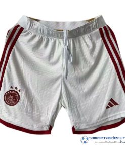 adidas Casa Jugadores Pantalones Ajax Equipación 2023 2024 Blanco