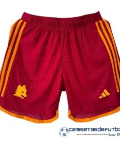 adidas Casa Jugadores Pantalones As Roma Equipación 2023 2024 Rojo
