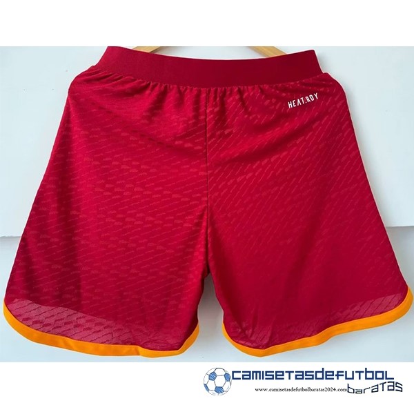 adidas Casa Jugadores Pantalones As Roma Equipación 2023 2024 Rojo - Image 2